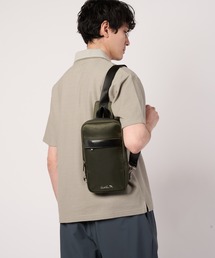 ポリツイル × PU ショルダーバッグ