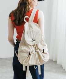 MUCENT TEENS BACK PACK ロゴ刺繍バックパック リュック
