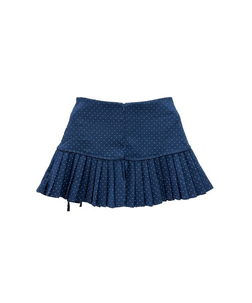 CeLess(セレス)の「Ribbon Dot Pleated Skirt / リボンドットプリーツスカート(スカート・レディース・ブラック/ネイビー・S/M)」の18枚目の写真
