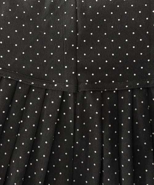 CeLess(セレス)の「Ribbon Dot Pleated Skirt / リボンドットプリーツスカート(スカート・レディース・ブラック/ネイビー・S/M)」の19枚目の写真