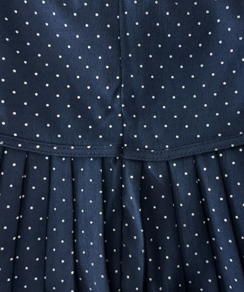 CeLess(セレス)の「Ribbon Dot Pleated Skirt / リボンドットプリーツスカート(スカート・レディース・ブラック/ネイビー・S/M)」の20枚目の写真