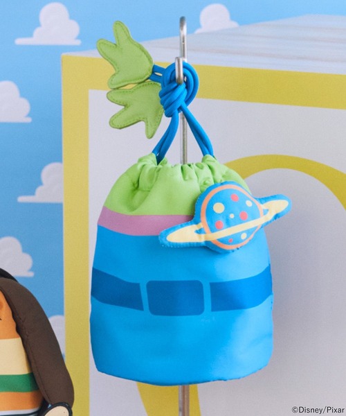国産ポーチ　巾着　SXサイズ 50枚　OEM可能　W72xH85mm アソート巾着ポーチ/TOY STORY（ポーチ）｜Disney（ディズニー）の