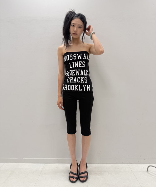 Oriens JOURNAL STANDARD(オリエンス ジャーナルスタンダード)の「カットソーサブリナパンツ(その他パンツ・レディース・ブラック/ホワイト・FREE)」の4枚目の写真