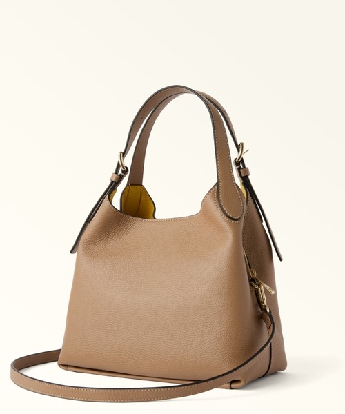 FURLA(フルラ)の「フルラ プリムローズ (Furla Primrose) ホーボーバッグ M(ショルダーバッグ・レディース・ブラウン/ブラック・ONE SIZE)」の6枚目の写真
