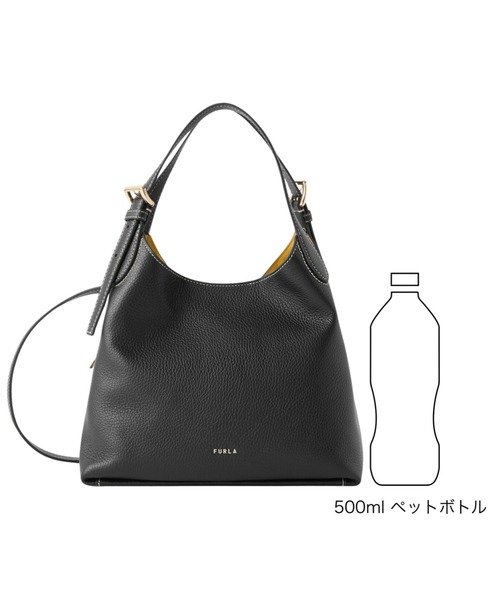 FURLA(フルラ)の「フルラ プリムローズ (Furla Primrose) ホーボーバッグ M(ショルダーバッグ・レディース・ブラウン/ブラック・ONE SIZE)」の15枚目の写真
