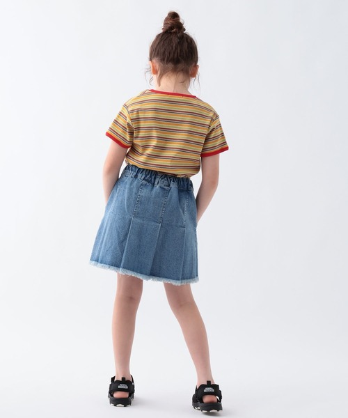 BAYFLOW（ベイフロー）の「[インナーパンツ付♪]デニムスカート[120~160cm](KIDS)（デニムスカート・キッズ・ライトブルー/ブラック/ダークブルー・120cm/160cm/150cm/140cm/130cm）」の5枚目の写真