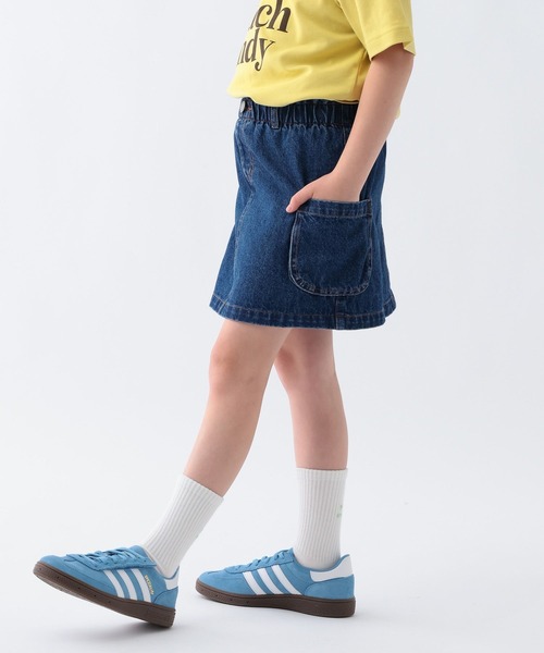 BAYFLOW（ベイフロー）の「[インナーパンツ付♪]デニムスカート[120~160cm](KIDS)（デニムスカート・キッズ・ライトブルー/ブラック/ダークブルー・120cm/160cm/150cm/140cm/130cm）」の13枚目の写真