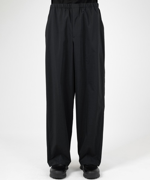 LAD MUSICIAN(ラッドミュージシャン)の「NYLON TASLAN STRETCH ROUND PANTS(その他パンツ・メンズ・ブラック・46/44/42)」の2枚目の写真