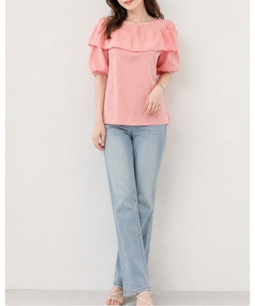 FAZVY(ファズビー)の「フリルオフショルブラウス(シャツ/ブラウス・レディース・ピンク/イエロー・M)」の19枚目の写真