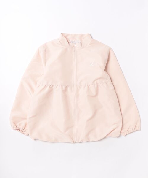 agnes b.(アニエスベー)の「キッズ "b." ロゴ 長袖 ブルゾン “Kaze”(ブルゾン・キッズ・ピンク系その他・130/120/110/100/140)」の1枚目の写真