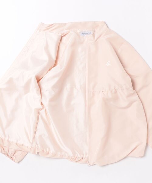 agnes b.(アニエスベー)の「キッズ "b." ロゴ 長袖 ブルゾン “Kaze”(ブルゾン・キッズ・ピンク系その他・130/120/110/100/140)」の3枚目の写真