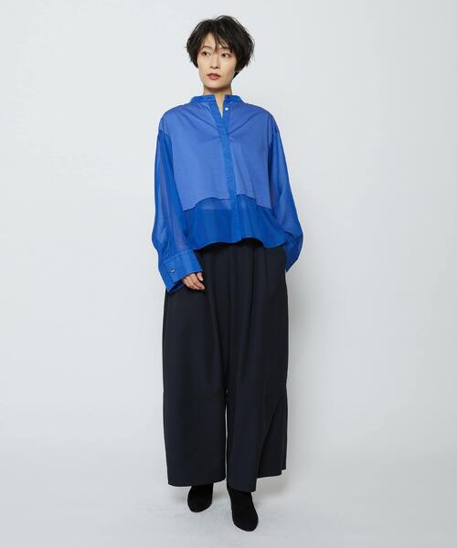 feerique（フィーリック）の「クリスピーカルゼコクーンパンツ（その他パンツ・レディース・ネイビー・1）」の3枚目の写真