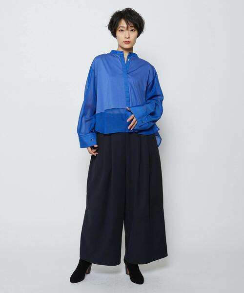 feerique（フィーリック）の「クリスピーカルゼコクーンパンツ（その他パンツ・レディース・ネイビー・1）」の6枚目の写真