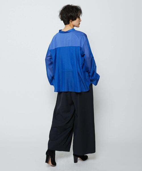 feerique（フィーリック）の「クリスピーカルゼコクーンパンツ（その他パンツ・レディース・ネイビー・1）」の15枚目の写真