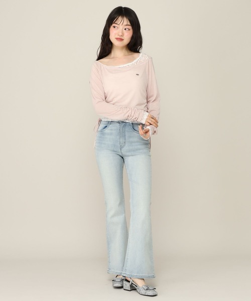 Heather（ヘザー）の「レイヤードシアーカットソー　1052088（Tシャツ/カットソー・レディース・グレー/ドット/ピンク・FREE）」の18枚目の写真