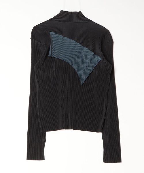 kotohayokozawa(コトハヨコザワ)の「todo WAVE TOP LONG SLEEVE HIGH TDX6A-TDWR06(Tシャツ/カットソー・レディース・ブラウン/ベージュ/ネイビー/グリーン/ライトグリーン/ライトブルー/ブラック・SMALL/MEDIUM)」の8枚目の写真