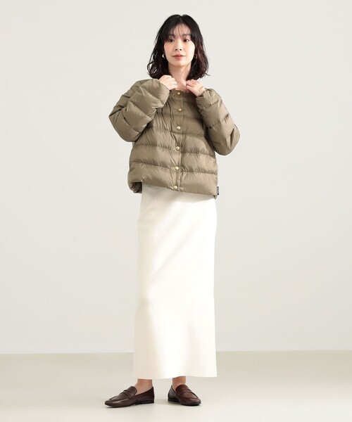 Demi-Luxe BEAMS(デミルクス ビームス)の「Traditional Weatherwear / ARKLEY DOWN ジャケット(ダウンジャケット/コート・レディース・ブラック/ベージュ・36/34)」の9枚目の写真