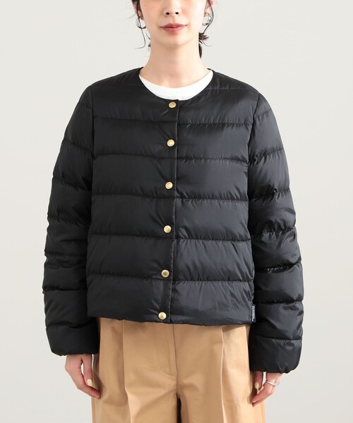 Demi-Luxe BEAMS(デミルクス ビームス)の「Traditional Weatherwear / ARKLEY DOWN ジャケット(ダウンジャケット/コート・レディース・ブラック/ベージュ・36/34)」の13枚目の写真