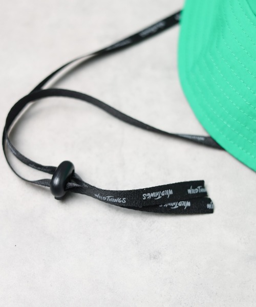 WILD THINGS(ワイルドシングス)の「【es】【WILD THING】SUPPLEX NYLON HAT(ハット・レディース・ブルー/グリーン・FREE)」の6枚目の写真
