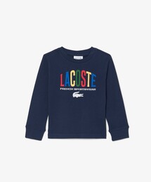 LACOSTE（ラコステ）の「【EC限定】BOYSマルチカラーブランドネームロゴ長袖Tシャツ（Tシャツ/カットソー）」