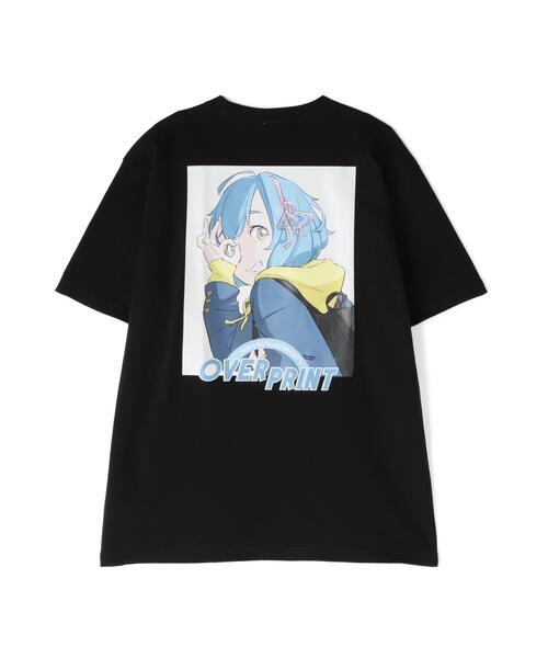 over print（オーバープリント）の「overprint/オーバープリント/別注MAMO TEE（Tシャツ/カットソー・レディース・ホワイト/ブラック・XL/M/L）」の6枚目の写真