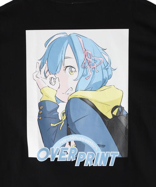 over print（オーバープリント）の「overprint/オーバープリント/別注MAMO TEE（Tシャツ/カットソー・レディース・ホワイト/ブラック・XL/M/L）」の11枚目の写真