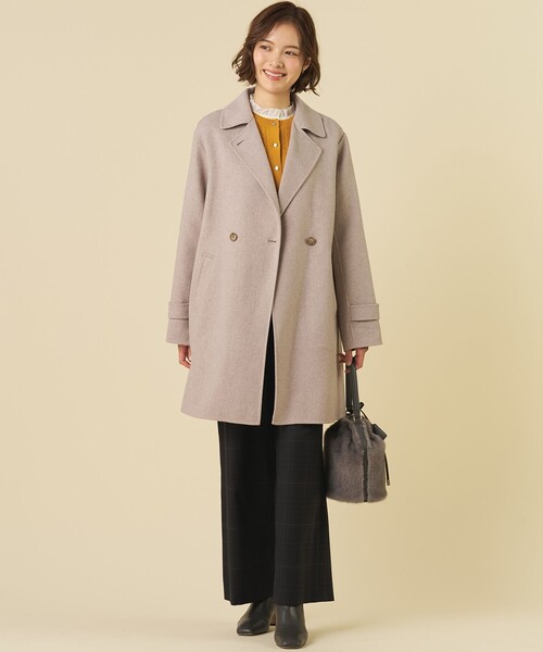 J.PRESS Ladies(J.プレス レディス)の「【人気定番アイテム】KNIT BASIC クルーネック カーディガン(カーディガン/ボレロ・レディース・イエロー系/ネイビー系/ベージュ系/ライトグレー系1・SMALL)」の12枚目の写真
