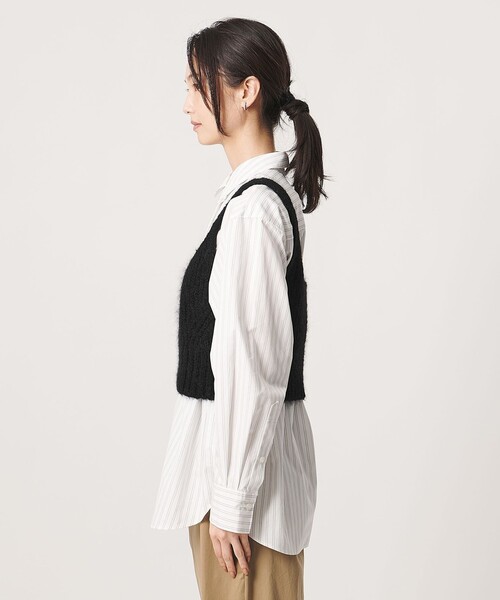 UNITED ARROWS(ユナイテッドアローズ)の「モヘヤ アゼ キャミソール ニット(ニット/セーター・レディース・オフホワイト/ブラック・FREE)」の7枚目の写真