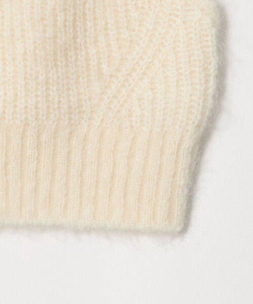 UNITED ARROWS(ユナイテッドアローズ)の「モヘヤ アゼ キャミソール ニット(ニット/セーター・レディース・オフホワイト/ブラック・FREE)」の13枚目の写真