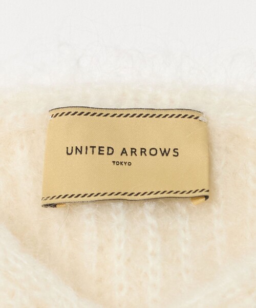 UNITED ARROWS(ユナイテッドアローズ)の「モヘヤ アゼ キャミソール ニット(ニット/セーター・レディース・オフホワイト/ブラック・FREE)」の18枚目の写真
