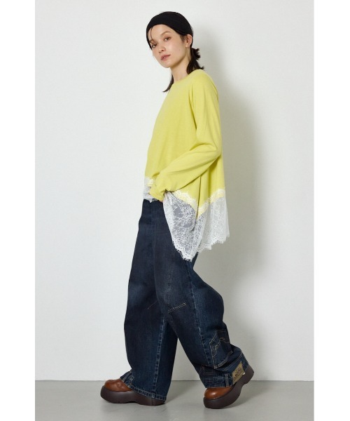 RODEO CROWNS WIDE BOWL(ロデオクラウンズワイドボウル)の「upside down DENIM(デニムパンツ・レディース・ブルー/ブラウン/ブラック・MEDIUM/SMALL)」の19枚目の写真