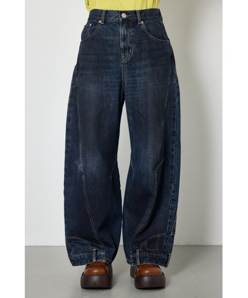 RODEO CROWNS WIDE BOWL(ロデオクラウンズワイドボウル)の「upside down DENIM(デニムパンツ・レディース・ブルー/ブラウン/ブラック・MEDIUM/SMALL)」の21枚目の写真