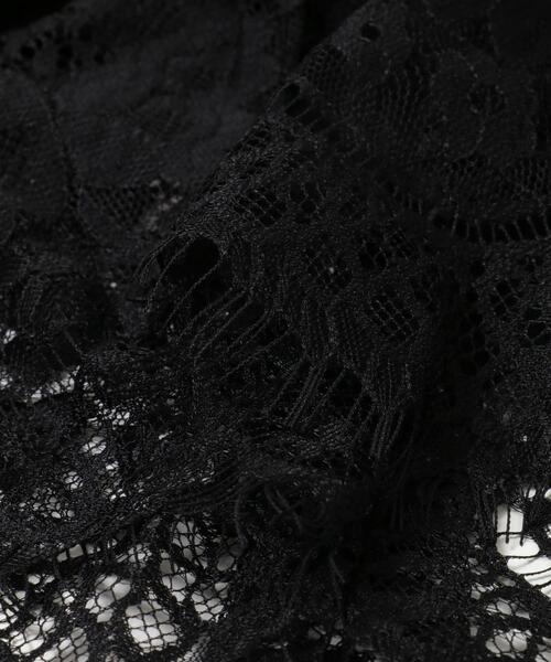 SENSE OF PLACE by URBAN RESEARCH（センスオブプレイスバイアーバンリサーチ）の「2WAYティアードフリルレーストップ（タンクトップ・レディース・オフホワイト/ブラック・ONE）」の21枚目の写真
