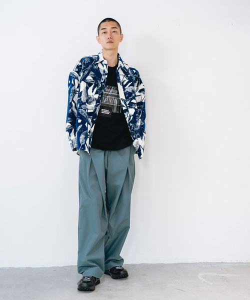 yoshiokubo（ヨシオクボ）の「yoshiokubo ヨシオクボ / LAUREL FLOCK L/S SHT ローレルフロックシャツ / YKF26202（シャツ/ブラウス・メンズ・ホワイト・2）」の9枚目の写真