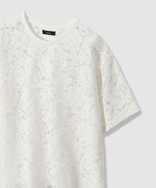 allureville(アルアバイル)の「コードレースT(Tシャツ/カットソー・レディース・ブラック/オフホワイト・2)」の8枚目の写真