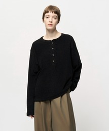 Juha（ユハ）の「SOFT PILE CROPPED HENLEY（Tシャツ/カットソー）」