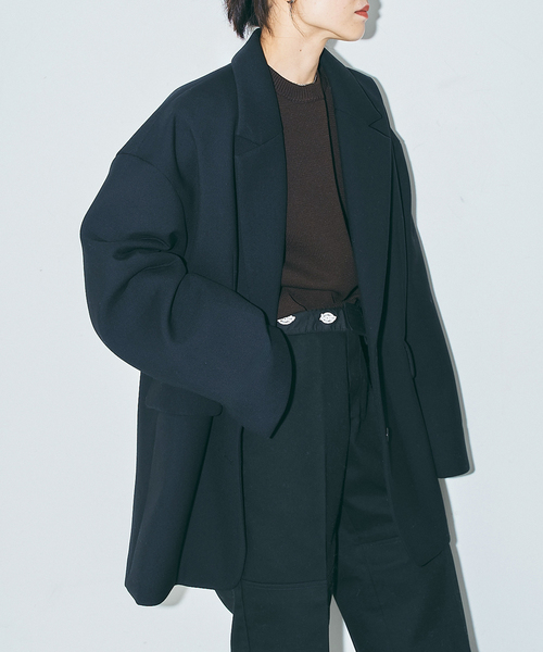 CITYSHOP(シティーショップ)の「《追加2》BONDING ジャケット(その他アウター・レディース・チャコールグレー/ブラック・36/38)」の1枚目の写真