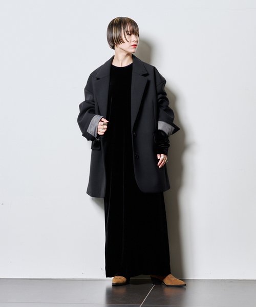 CITYSHOP(シティーショップ)の「《追加2》BONDING ジャケット(その他アウター・レディース・チャコールグレー/ブラック・36/38)」の6枚目の写真
