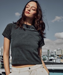 panel short sleeve tee