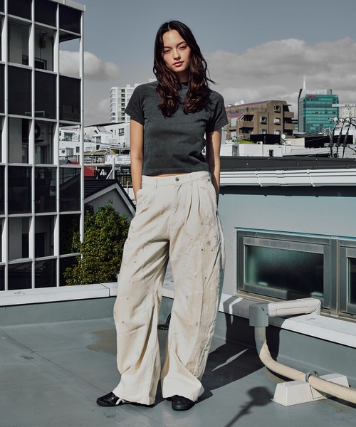 CONZ(コンズ)の「panel short sleeve tee(Tシャツ/カットソー・レディース・ブラック/ダークグレー・1/0/2)」の14枚目の写真