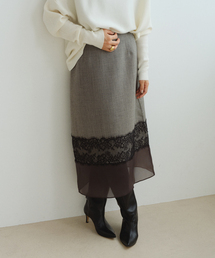VERMEIL par iena | Shark skin スカート(スカート)