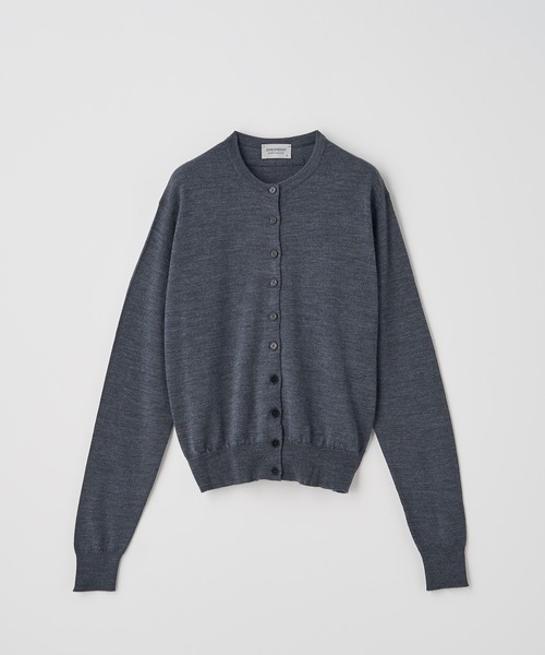 JOHN SMEDLEY(ジョンスメドレー)の「JSロゴジャガード長袖ニットカーディガン(カーディガン/ボレロ・レディース・その他・S)」の1枚目の写真