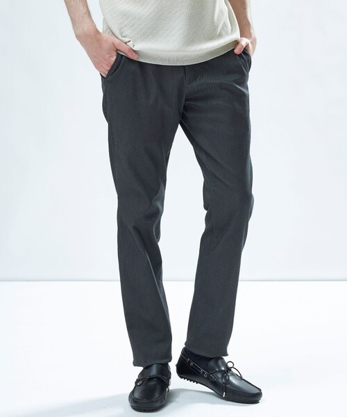 MEN'S BIGI(メンズビギ)の「ハイパワーストレッチ ツイルパンツ<2wayストレッチ><接触冷感>(その他パンツ・メンズ・ダークグレー・3)」の2枚目の写真