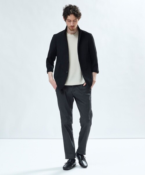 MEN'S BIGI(メンズビギ)の「ハイパワーストレッチ ツイルパンツ<2wayストレッチ><接触冷感>(その他パンツ・メンズ・ダークグレー・3)」の6枚目の写真