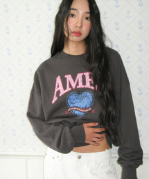 ANGEL LOVE SWEATSHIRT CHARCOAL