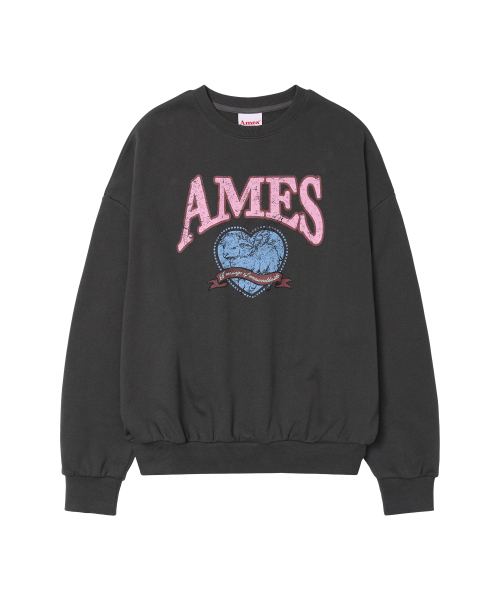 AMESWORLDWIDE（アメスワールドワイド）の「ANGEL LOVE SWEATSHIRT CHARCOAL（スウェット・レディース・その他・SMALL/MEDIUM）」の8枚目の写真
