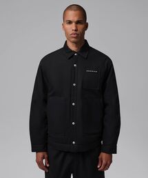 JORDAN BRAND（ジョーダンブランド）の「ジョーダン フライト メンズ ミッドレイヤー シャツ ジャケット   Jordan Flight Men's Mid-Layer Shirt Jacket IM9164-010 Black（ブルゾン）」