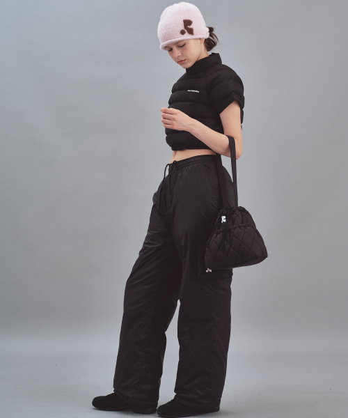 Rest&Recreation（レストアンドレクリエーション）の「QUILTED BUCKET BAG - BLACK（ショルダーバッグ・レディース・その他・ONE）」の5枚目の写真