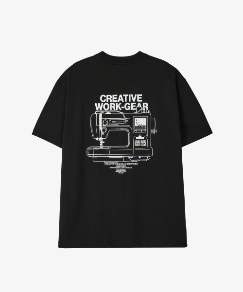 BOOVOOM（ブーブーム）の「[ビッグサイズ]ソーイングマシンワークギアTシャツ（Tシャツ/カットソー・メンズ・ブラック/ホワイト・XXXL/XL/XXL）」の10枚目の写真