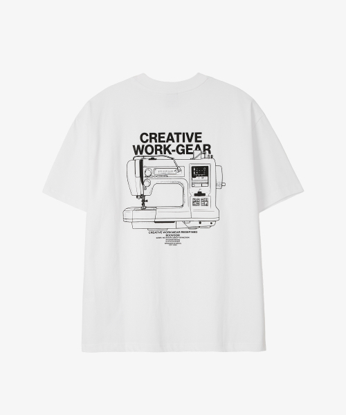 BOOVOOM（ブーブーム）の「[ビッグサイズ]ソーイングマシンワークギアTシャツ（Tシャツ/カットソー・メンズ・ブラック/ホワイト・XXXL/XL/XXL）」の12枚目の写真